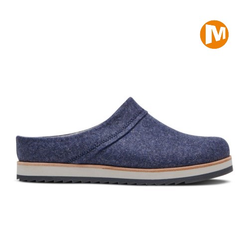 Merrell Juno Clog Wool Clogs Damen Navy [DE-KLPNT]
